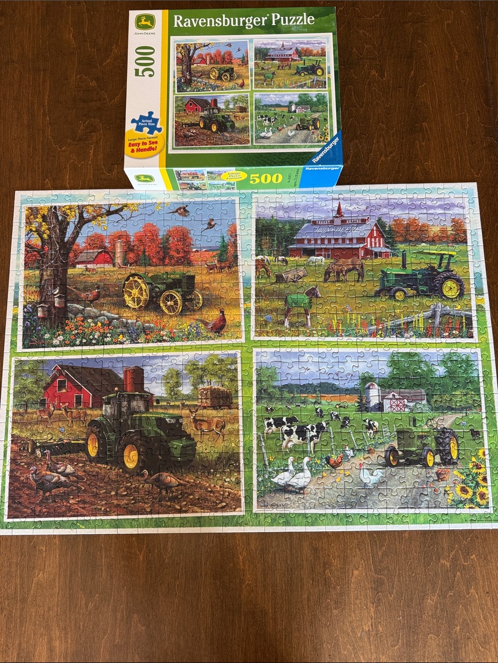 Ravensburger John Deere 500 piece large puzzle